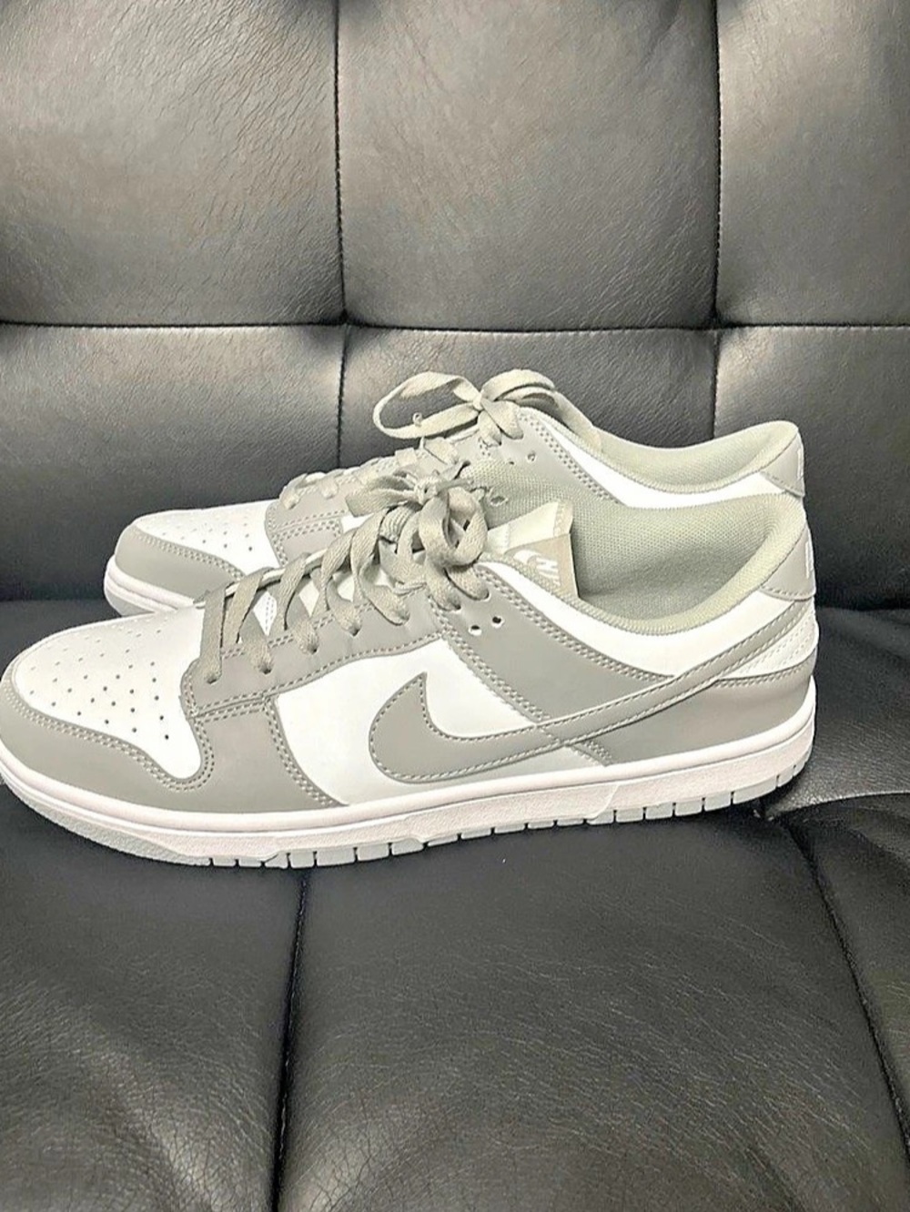 Nike Dunk Low “Grey Fog” Sneakers Gray & White US 12